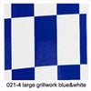 ★021-4 Grill-work large grillwork blue&white(600mm*1meter)
