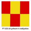 ★PT-020-3A Grill-work grillwork in red&yellow(600mm*1meter)