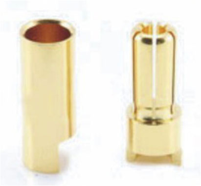 A-021 5.0mm Gold Bullet Banana Connector Plug For ESC Battery Motor