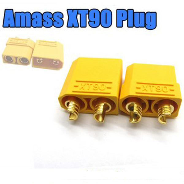 ★ Amass XT90 Male-Female Bullet Connector Plugs For RC Lipo Battery 140300490