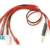 ★K-026 4.0mm to Deans-MPX-Tamia-extra 16AWG silicone L=45CM