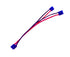 ★L-002 Battery Harness For 2 Packs in Parallel 14AWG silicone wire L=20CM