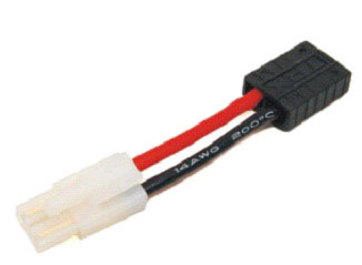 ★L005 Battery plug female to Tamiya male connector adapter 14AWG silicone wire L=5CM