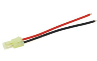 ★M006 Male micro Tamiya connector with 18awg Silicone wire L=10CM