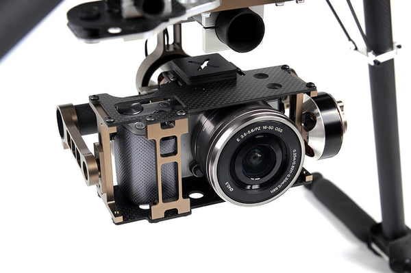 ★X-CAM X140B X140BL FPV Two-axis Brushless Stabilized Gimbal Camera Mount for NEX5 ILDC Camera FPV