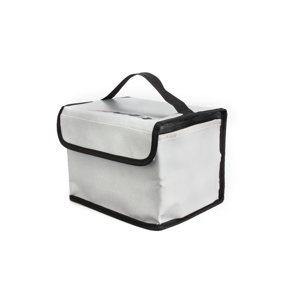 FLASLD Lithium Charging Battery Cover Fireproof Battery Safe Bag Explosion-Proof Protector Lipo Battery Box Ebike Battery Guard Safe Case (Black-14x7.8x9.5in